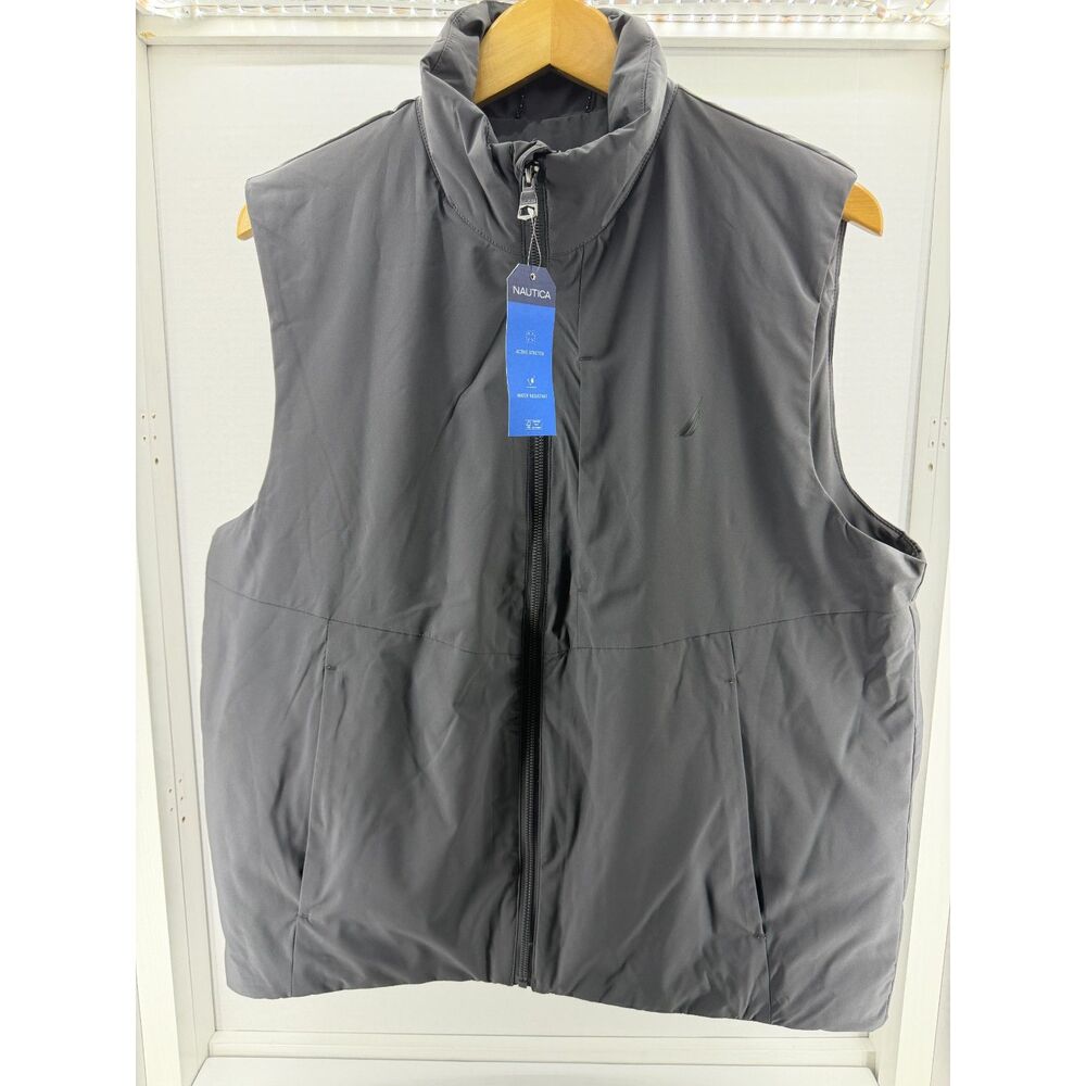 Nautica Performance zip-up vest - Color: Metal Grey - Picture 3 of 5